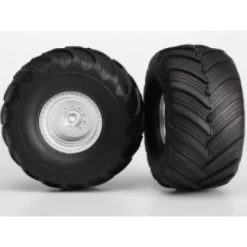 3663 - Roues complète (2) Terra Groove Dual Profile electric rear - Traxxas - Traxxas