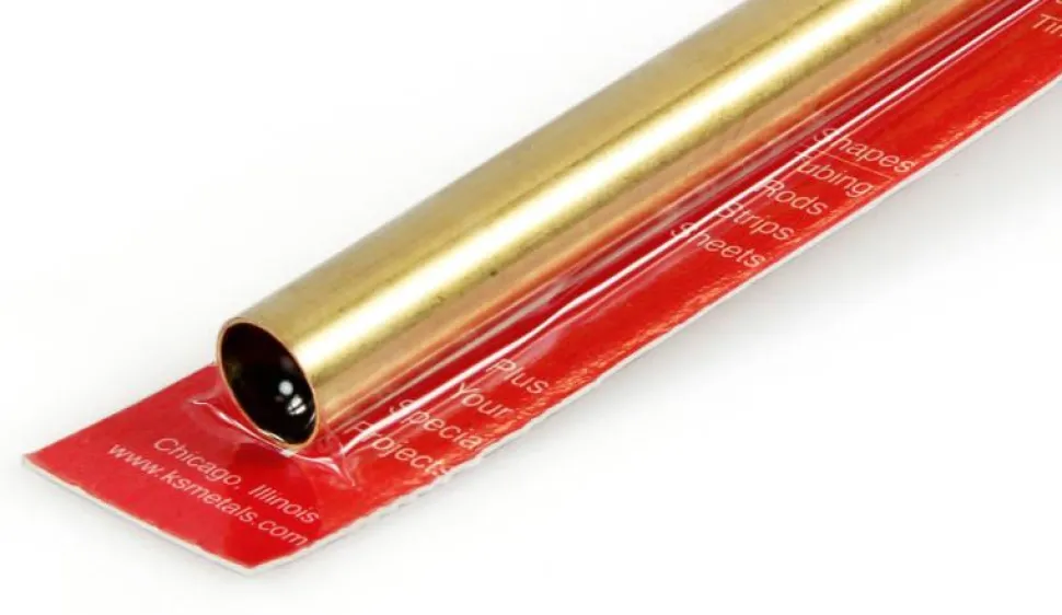139 1/2 X .014 RD. BRASS TUBE (x 4) - Jperkins