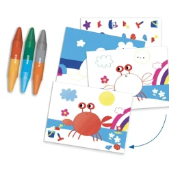 6 activités créatives : La mer et ses plaisirs - Djeco