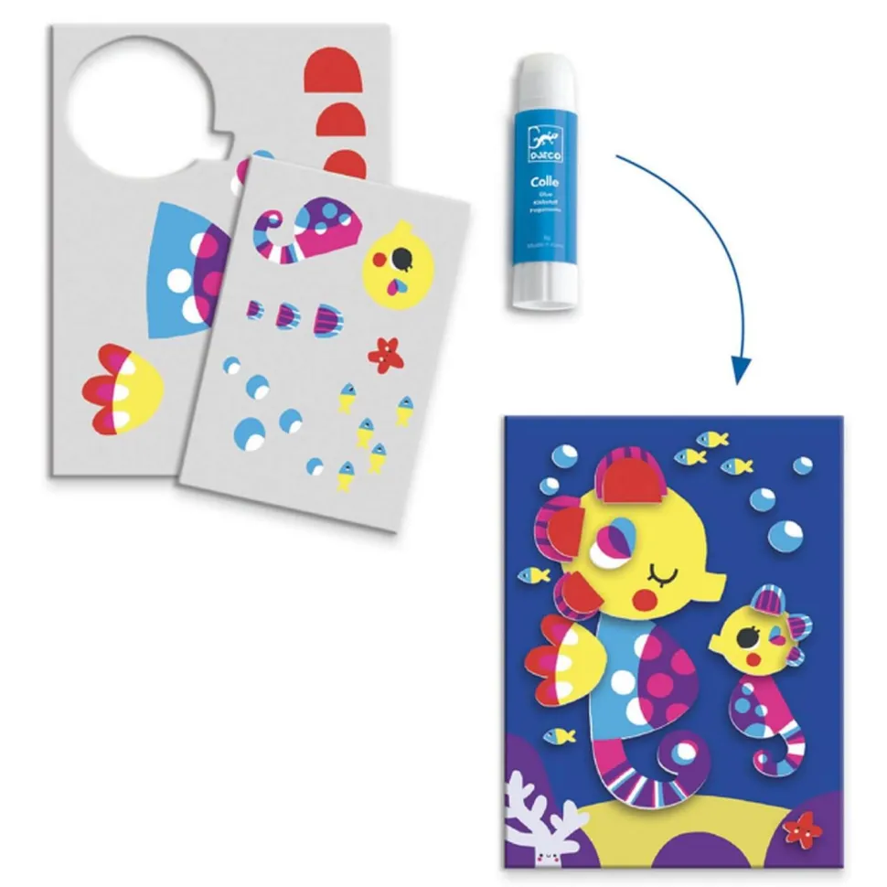 6 activités créatives : La mer et ses plaisirs - Djeco