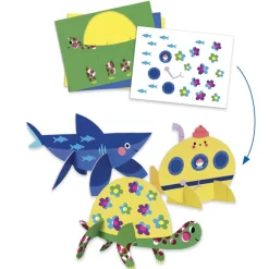 6 activités créatives : La mer et ses plaisirs - Djeco