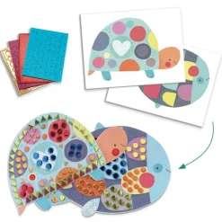 6 activités créatives : Les animaux et leurs maisons - Djeco