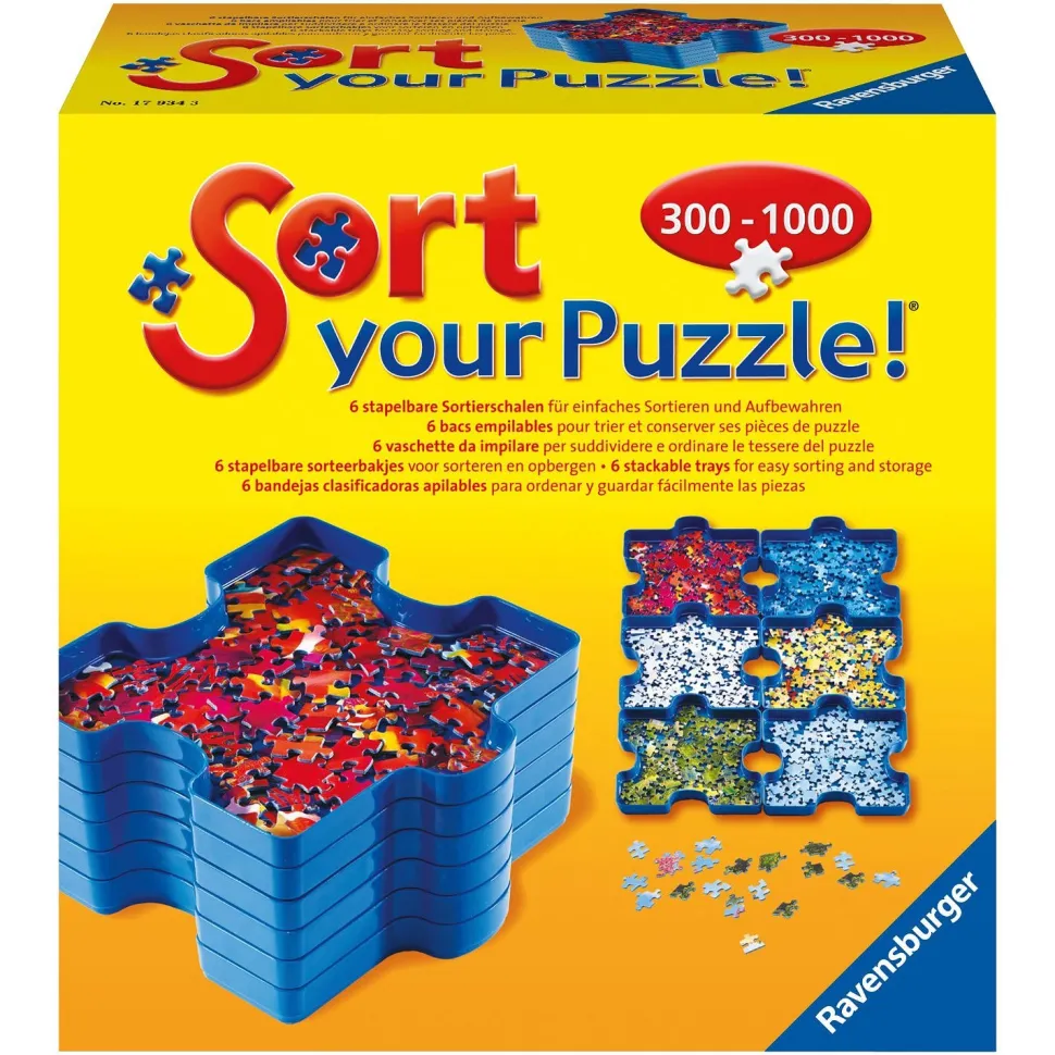 6 boîtes de tri : Sort Your Puzzle - Ravensburger