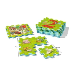 10 Dalles en mousse à assembler : la ferme - Ravensburger
