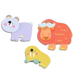 62 Gomettes : Animaux de la banquise - Djeco