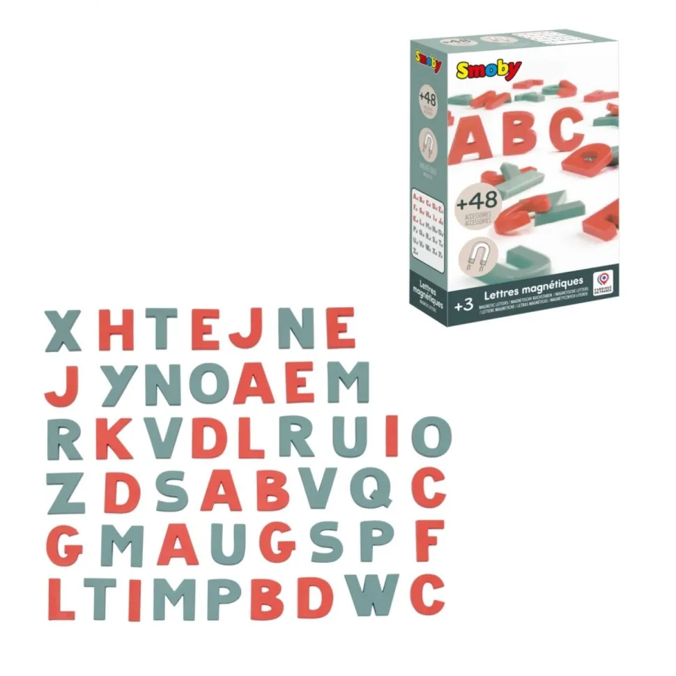 48 LETTRES MAGNETIQUES - Smoby