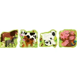 3 Puzzle Up! 2 ans : Les animaux de la ferme - Ravensburger