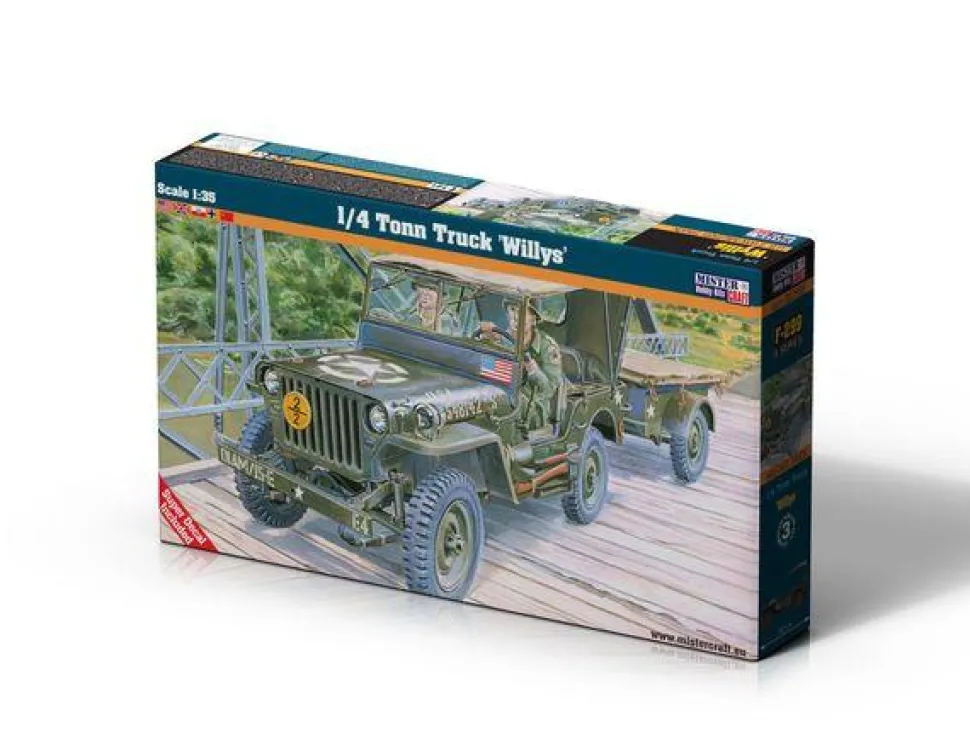 1/4 Tonn Truck 'Willys' - 1:35e - Mistercraft - MisterCraft