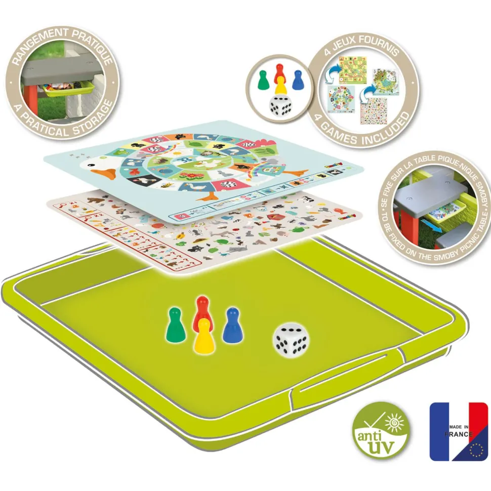 Accessoire Maisons Smoby : Set Tiroir et Jeux - Smoby