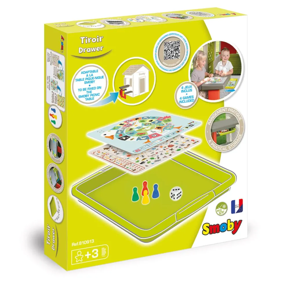 Accessoire Maisons Smoby : Set Tiroir et Jeux - Smoby