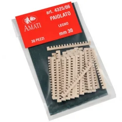 Accessoire maquette bateau en bois : Caillebotis fin 30 mm (30 pcs) - Amati