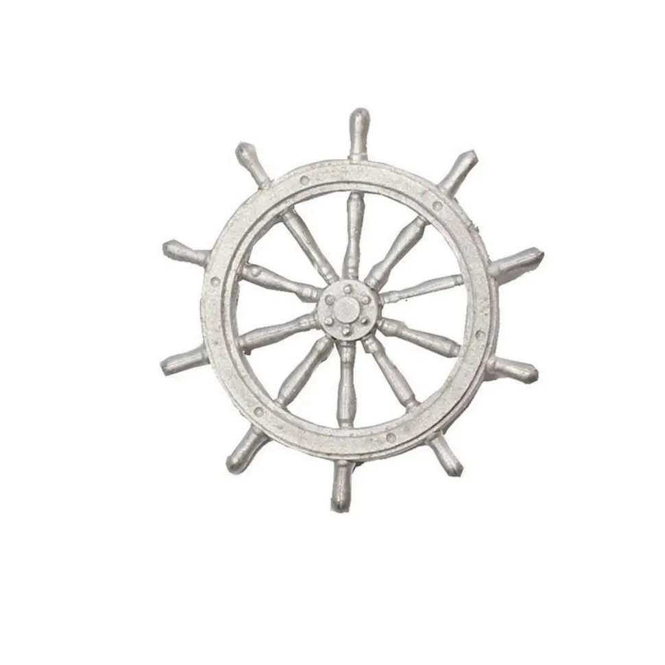 Accessoire maquette bateau en bois : gouvernail en métal 25 mm - Disarmodel