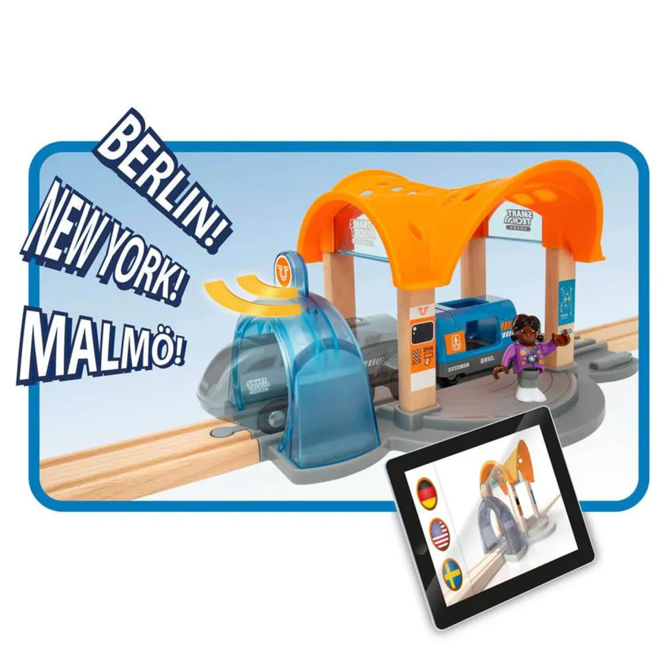 Accessoire pour circuit de train Brio : Gare Smart Tech Sound - Brio