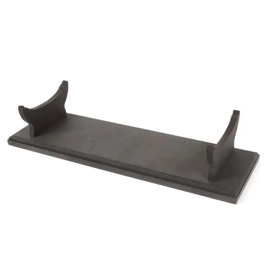 Accessoire pour maquette bateau en bois : socle noir complet 380 x 120 mm - OCCRE