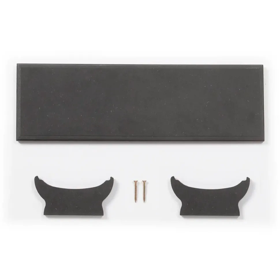 Accessoire pour maquette bateau en bois : socle noir complet 380 x 120 mm - OCCRE