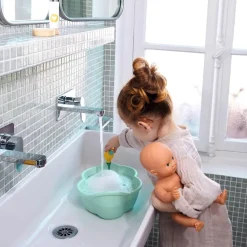 Accessoire pour poupon Poméa 32 cm : Baignoire - Djeco