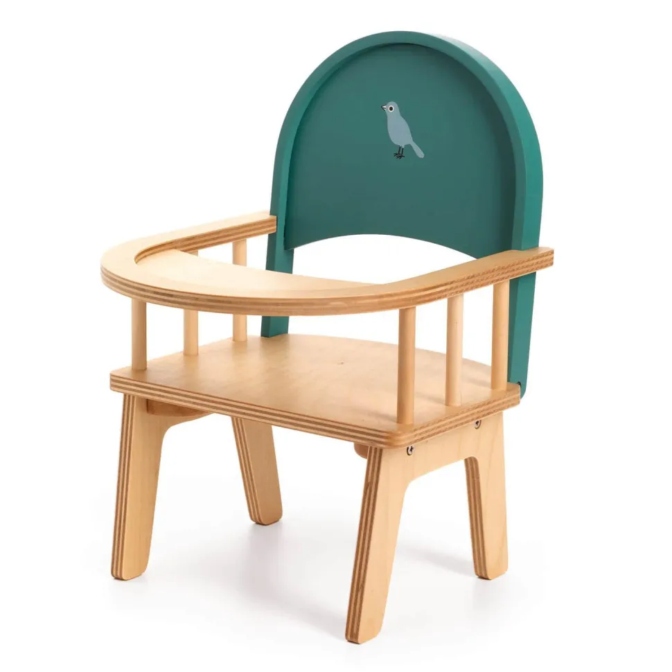 Accessoire pour poupon Poméa 32 cm : Chaise à barreaux - Djeco