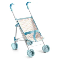 Accessoire pour poupon Poméa : Poussette métal 44 cm - Djeco
