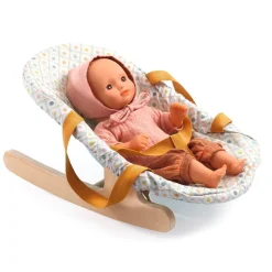 Accessoire pour poupon Poméa : Transat à bascule - Djeco