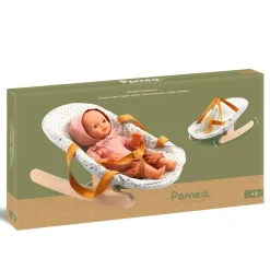 Accessoire pour poupon Poméa : Transat à bascule - Djeco