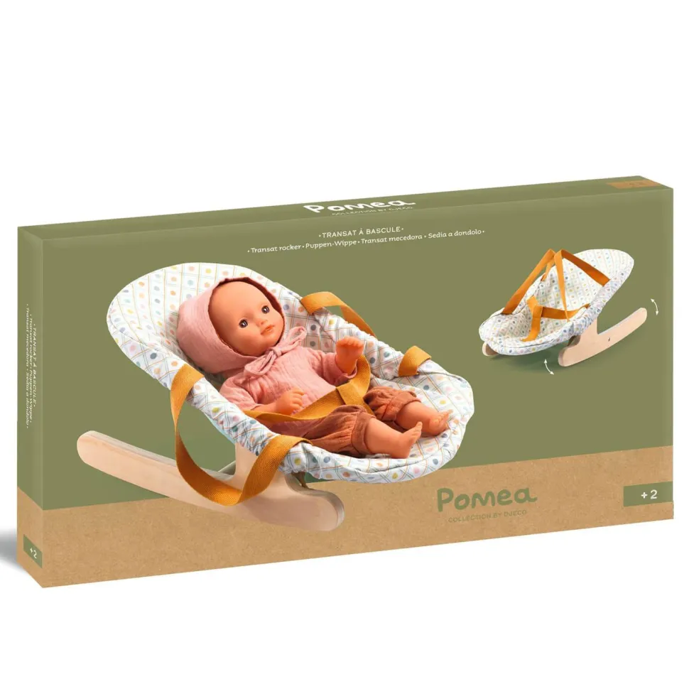 Accessoire pour poupon Poméa : Transat à bascule - Djeco