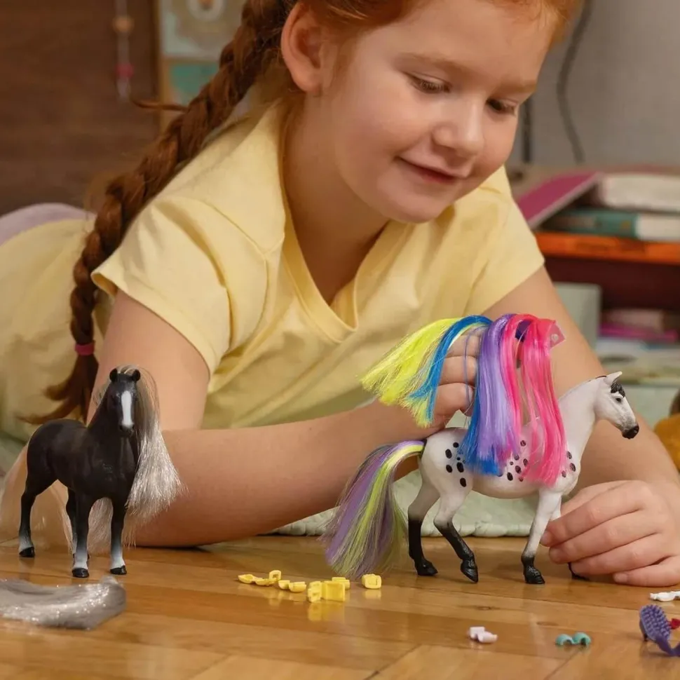 Accessoire sofia's beauties : Crinière et queue : Arc-en-ciel - Schleich