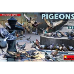 Accessoires de dioramas : Pigeons - Mini Art