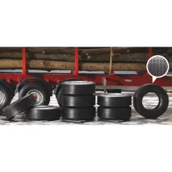 Accessoires de maquette : Pneus De Remorque x8 - Italeri