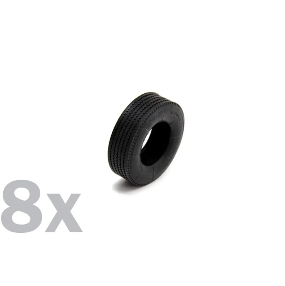 Accessoires de maquette : Pneus De Remorque x8 - Italeri
