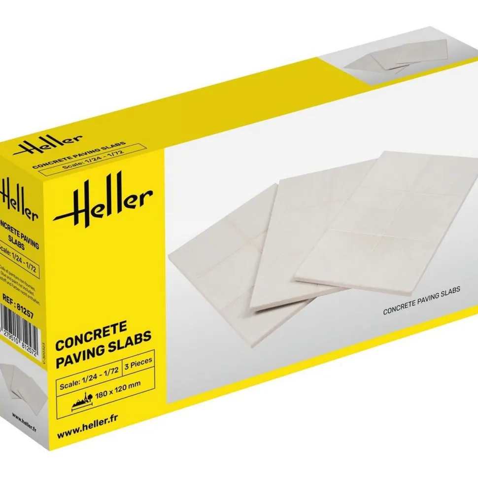 Accessoires diorama : dalles de béton - Heller