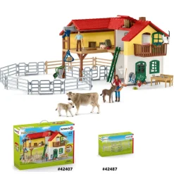 Accessoires figurines de ferme : Clôture Corral - Schleich