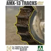 Accessoires militaires : Set de chenille avec patin en caoutchouc AMX-13 - Takom