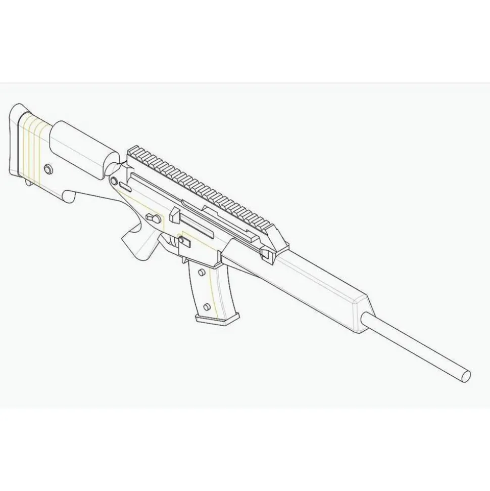 Accessoires militaires : Sélection d'armes à feu allemandes SL8 2Ii(6 pistolets) - Trumpeter