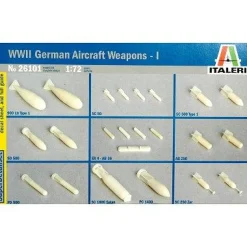 Accessoires militaires : Armement avion 1/72 : Avions allemands WWII Set 1 - Italeri