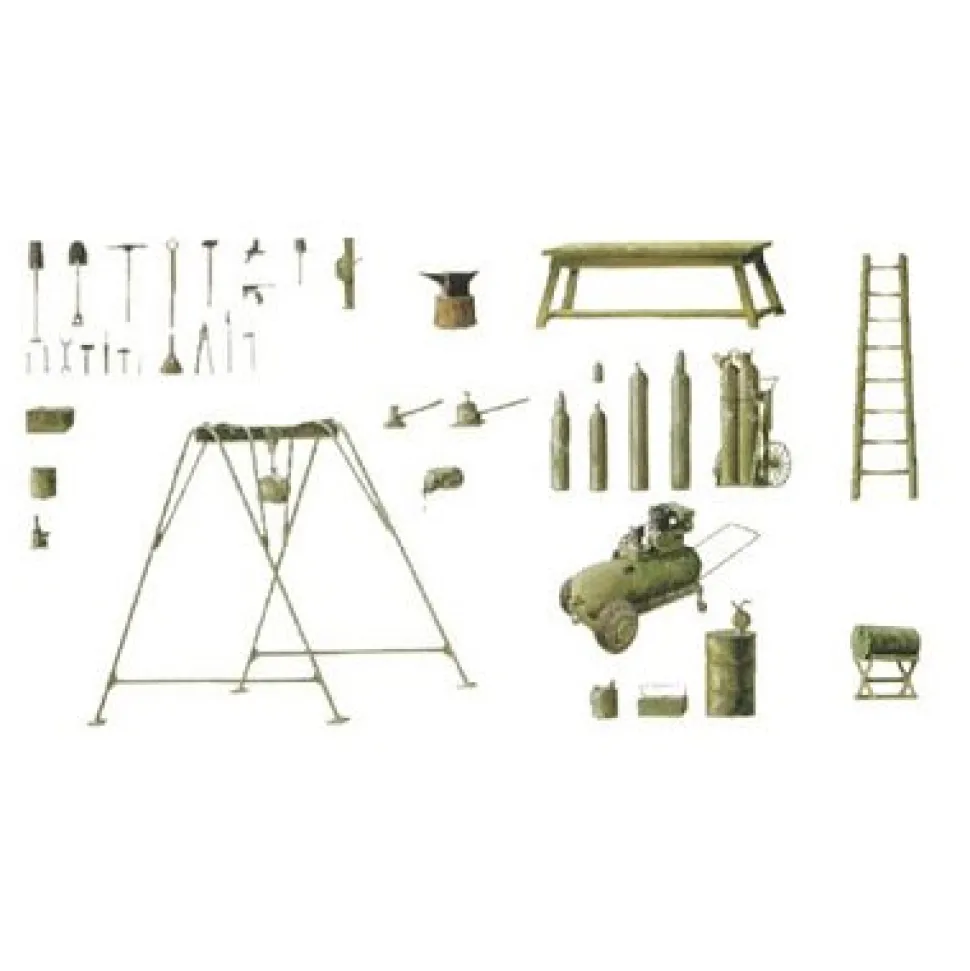 Accessoires militaires : Atelier de campagne - Italeri