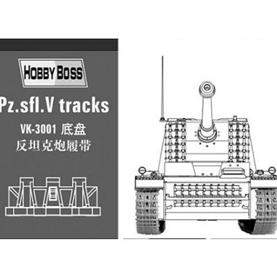 Accessoires militaires : Chenilles pour char PZ.SLF V - Hobby Boss