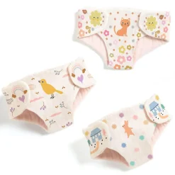 Accessoires poupée : Lot de 3 Couches - Djeco