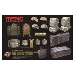 Accessoires pour figurines : Equipement individuel pour véhicules US Army modernes - Meng