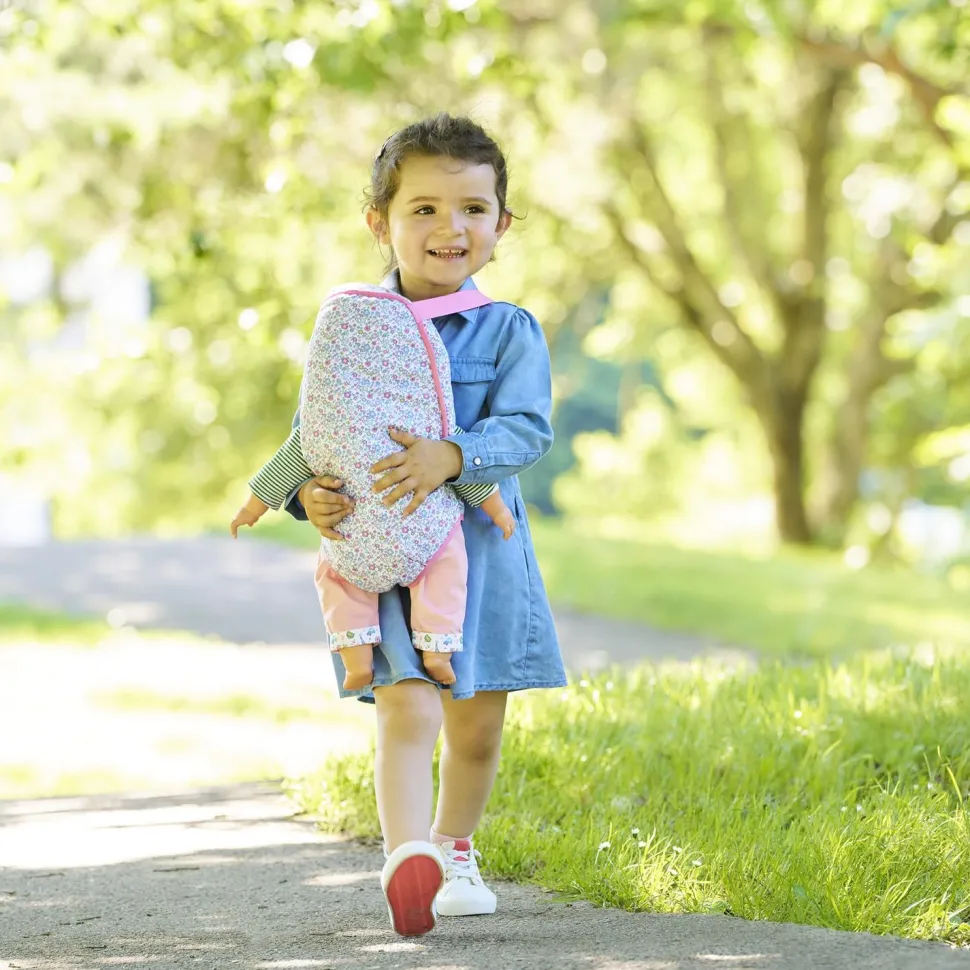 Accessoires pour Grand poupon 36 et 42 cm : Porte bébé floral - Corolle