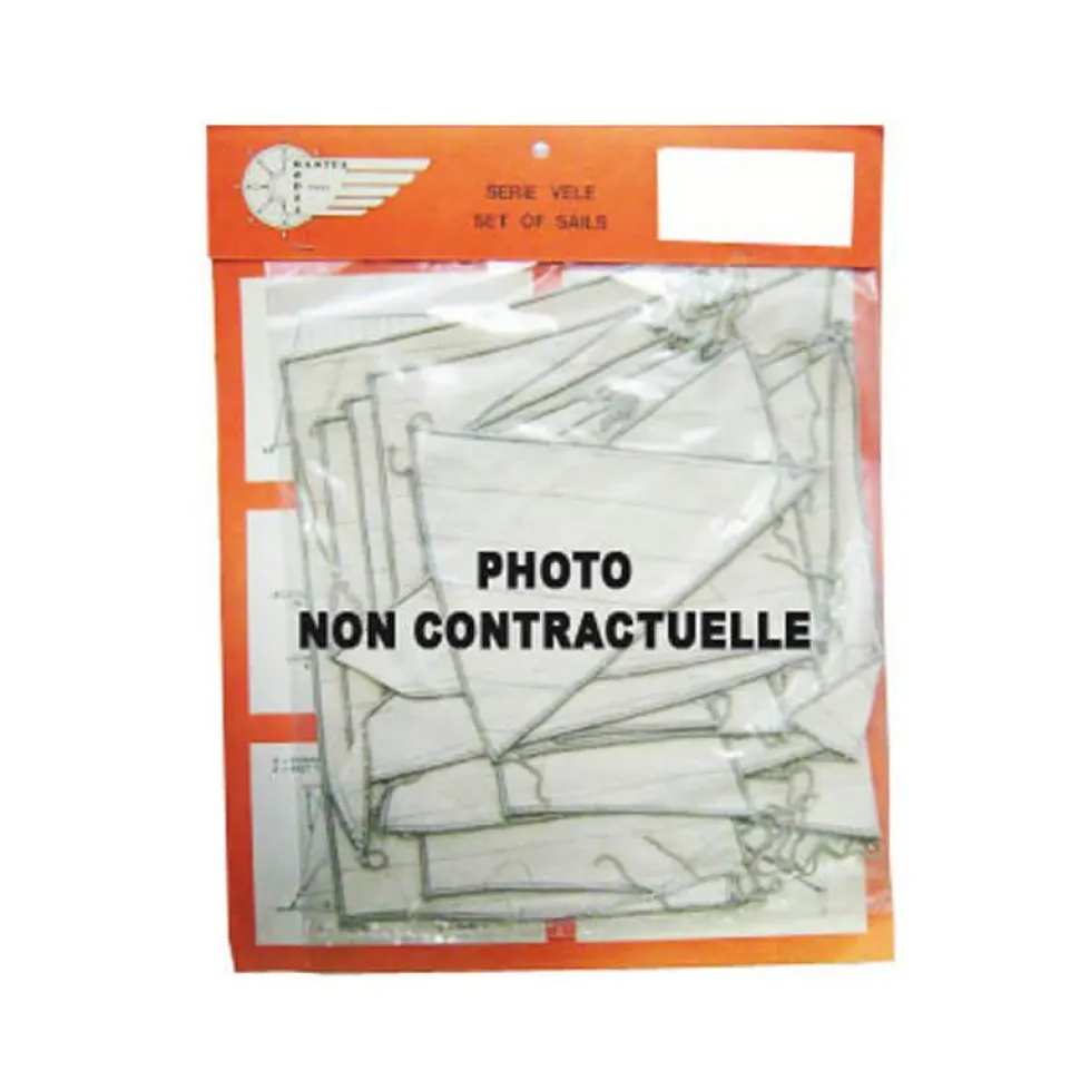 Accessoires pour Maquette bateau en bois : Voiles pour La Rose - Mantua