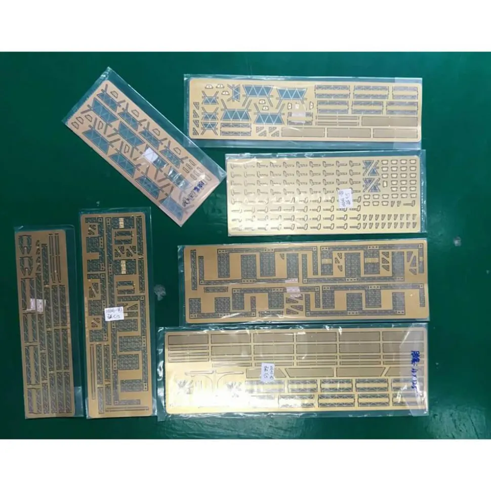 Accessoires pour maquette bateau : Pièces en photodécoupe pour USS Langley CV-1 - Trumpeter