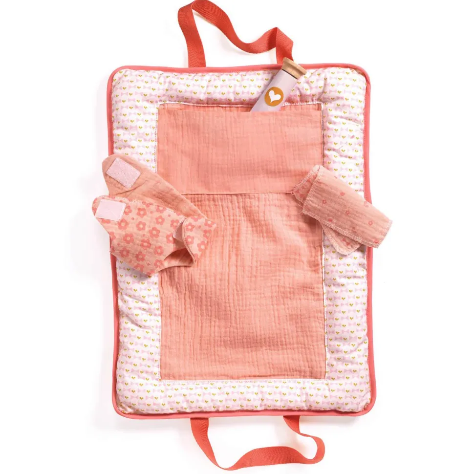 Accessoires pour poupée : Sac à langer Pink Peak - Djeco