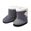 Accessoires pour poupée de 28 cm : Bottes grises - Petitcollin