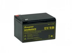 Accu au plomb étanche 12 volts 10 Ah Graupner - Graupner