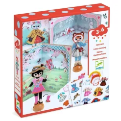 Activité collage : Little dressing - Djeco