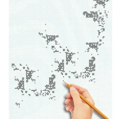 Affiche XL à colorier : Pixel Zen Art - Stratier