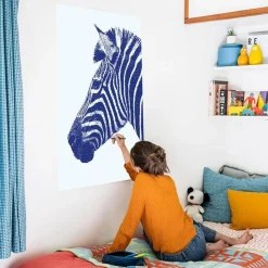 Affiche XL à colorier : Pixel Zen Art - Stratier