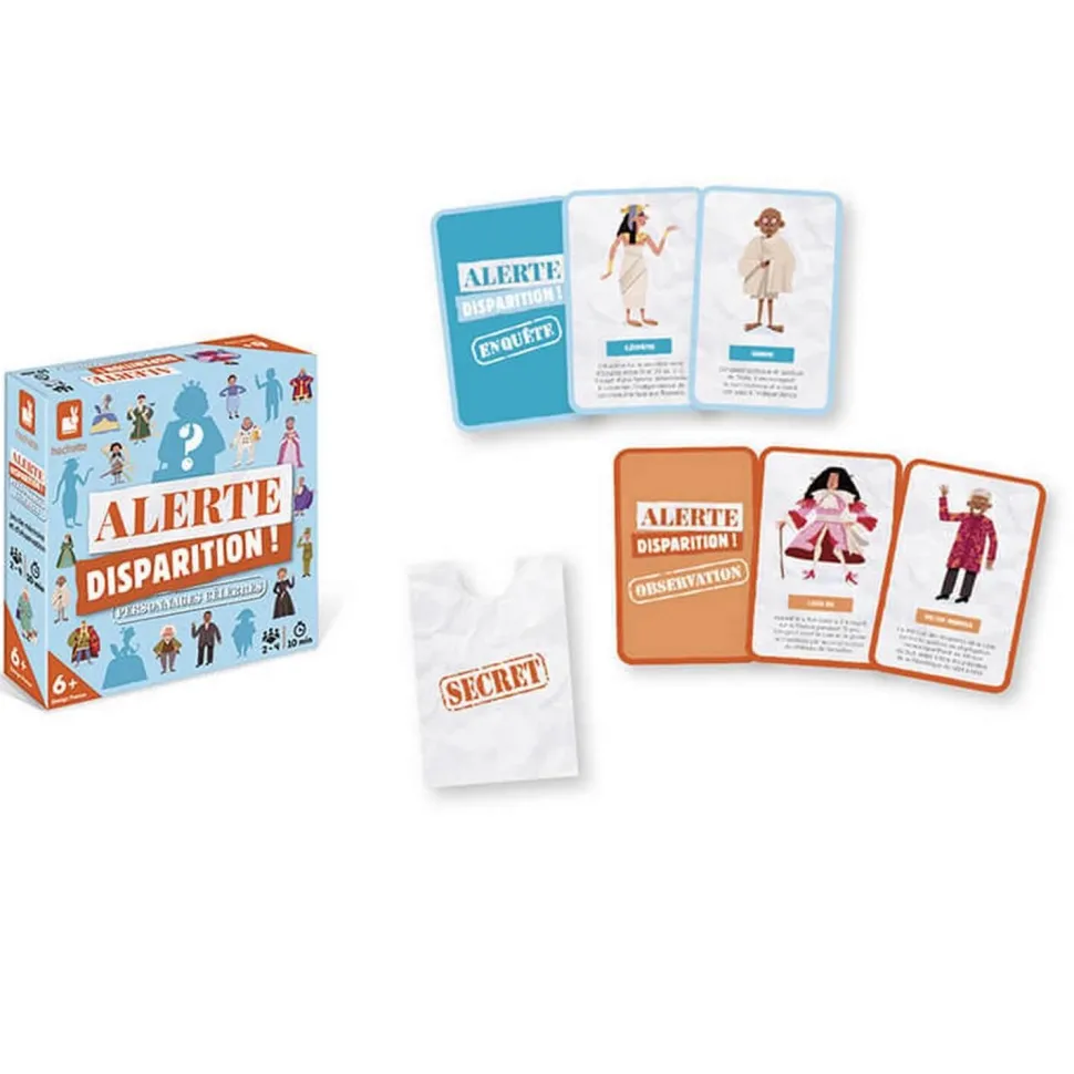 Alerte Disparition ! Personnages célèbres - Janod