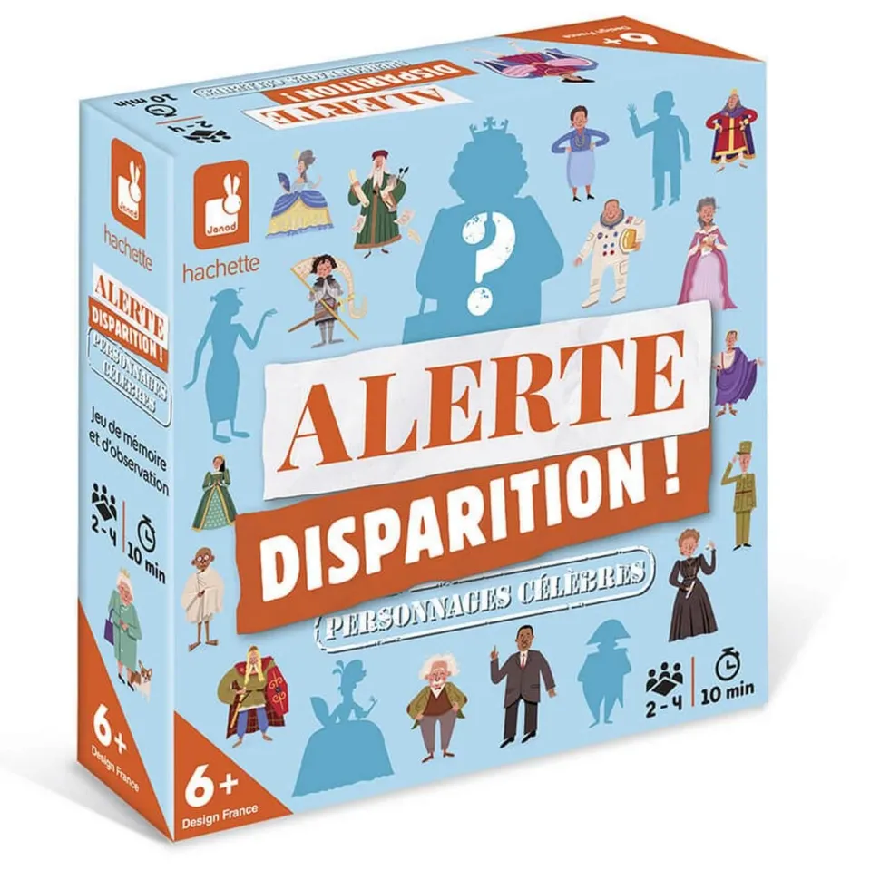 Alerte Disparition ! Personnages célèbres - Janod