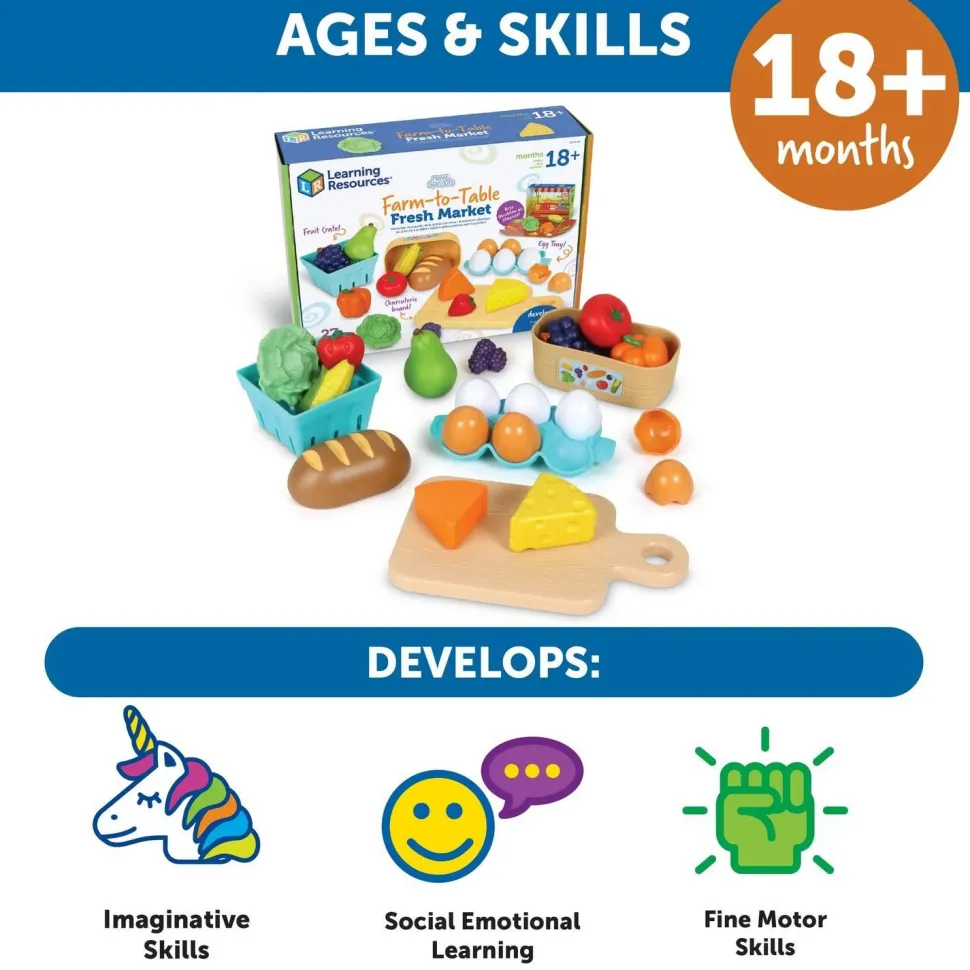 Aliments pour dînette : de la ferme à l'assiette - Learning Resources